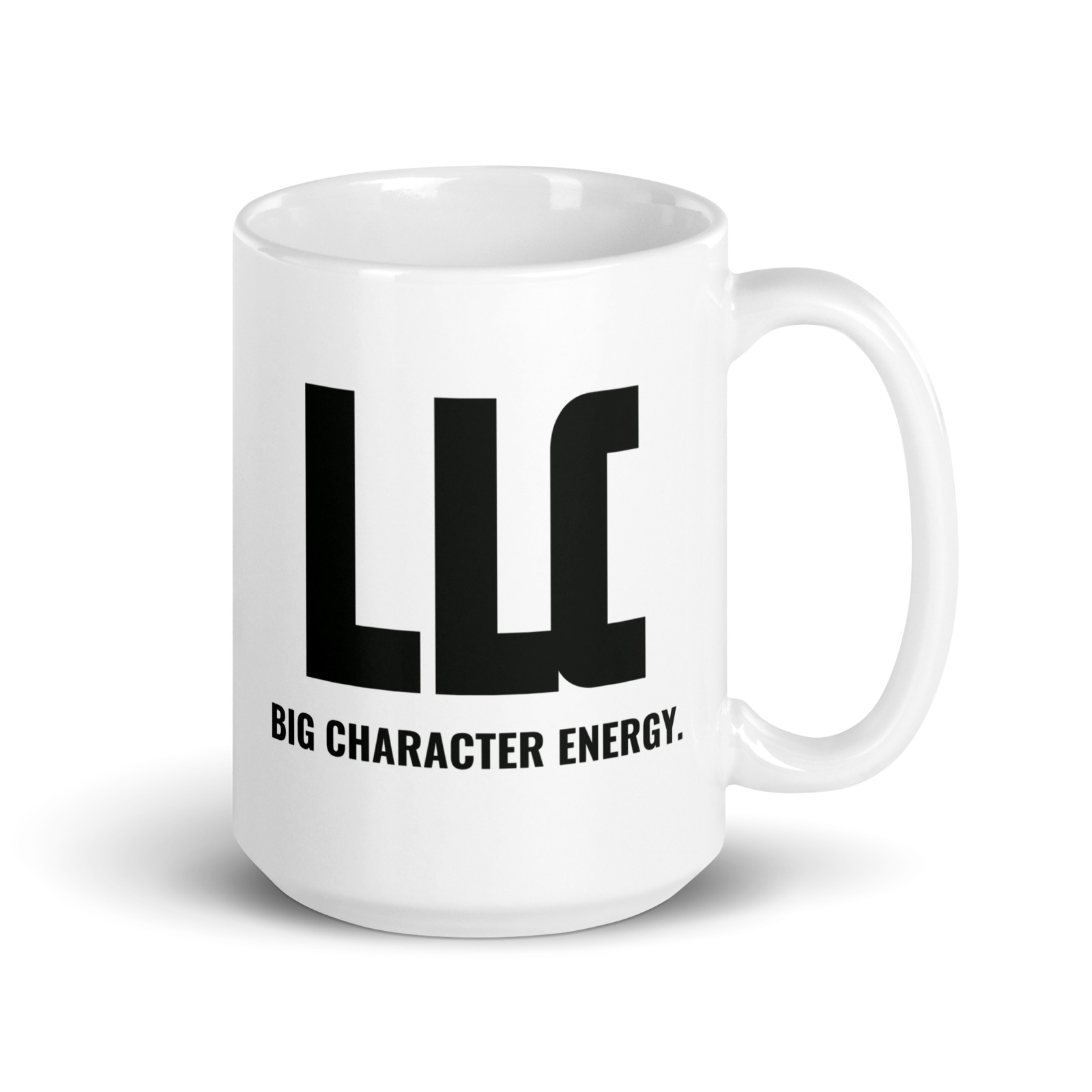 LLC Core Mug, default. Printful product mockup.