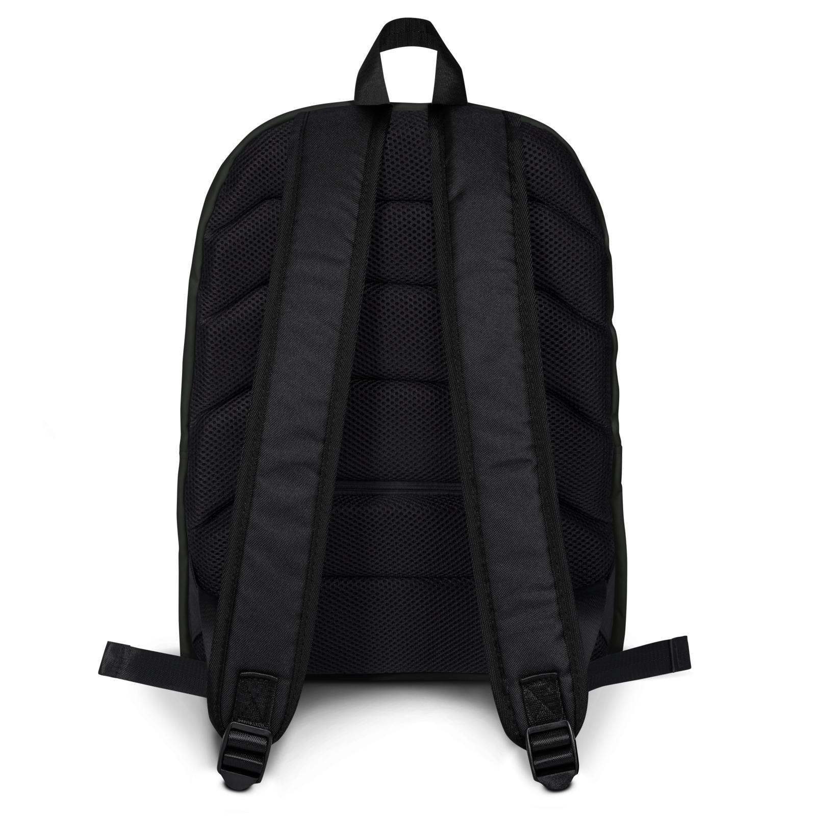 LLC Monogram Backpack, Default Back. Printful product mockup.